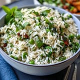 Spring Pea Mint Pilaf