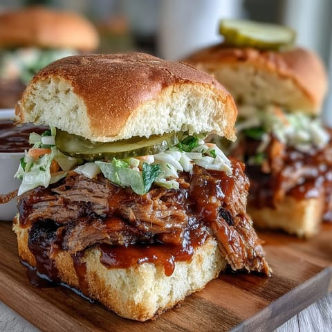 BBQ Baby Shower Brisket Sliders