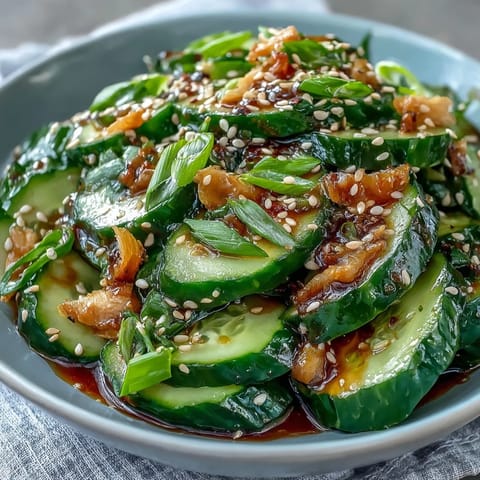 Asian Cucumber Salad Sesame