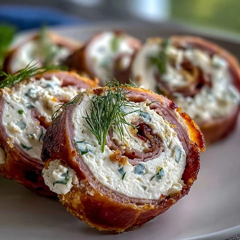 Ham Cream Cheese Pickle Pinwheels