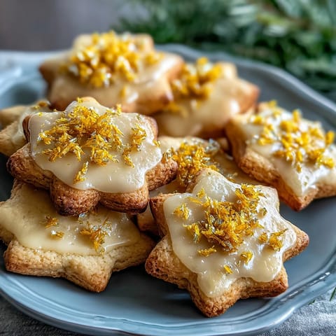 Buttery Gemini Zodiac Cookies, topped with shimmering star royal icing, ready to serve.